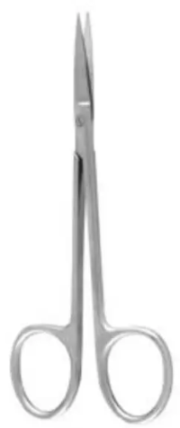 Ножиці офтальмологічні Іріс, прямі, гострокінцеві, 90 мм, робоча частина 10 мм RAJ IMPEX 04-251